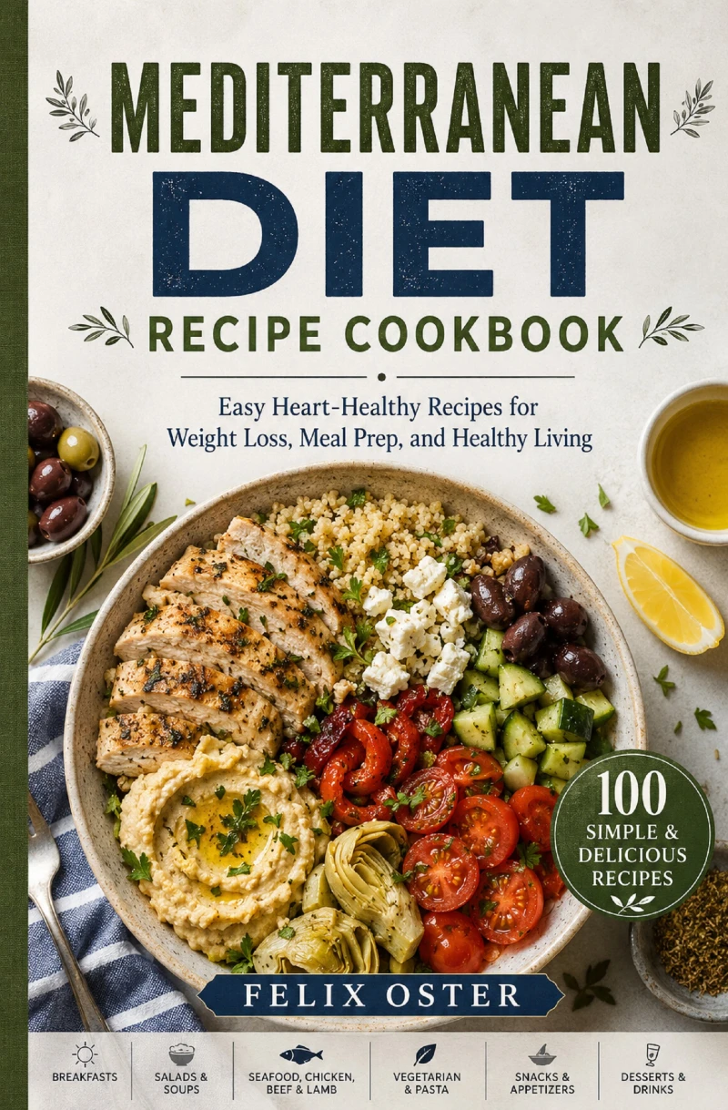 Portada: Mediterranean Diet Recipe Cookbook