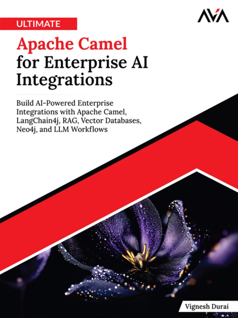 Portada: Ultimate Apache Camel for Enterprise AI Integrations: Build AI-Powered Enterprise Integrations with Apache Camel, LangChain4j, RAG, Vector Databases, Neo4j, and LLM Workflows