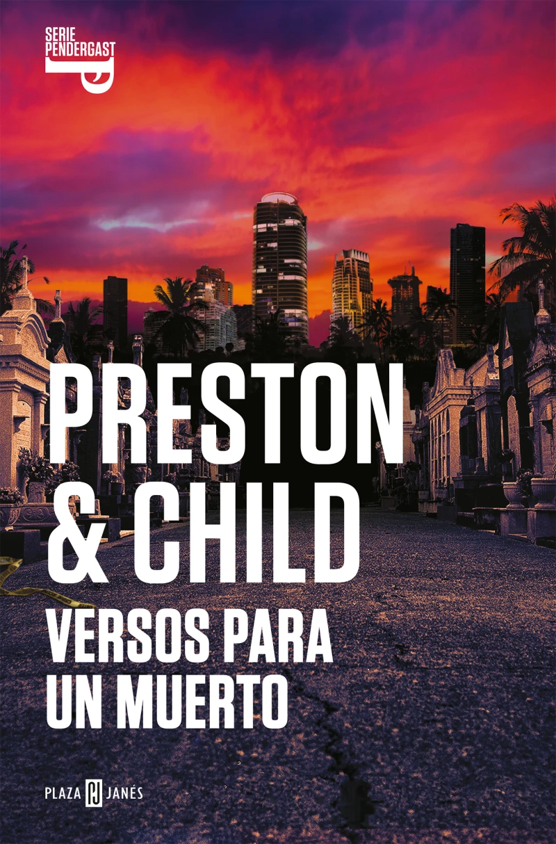 Portada: Versos para un muerto (Inspector Pendergast 18)