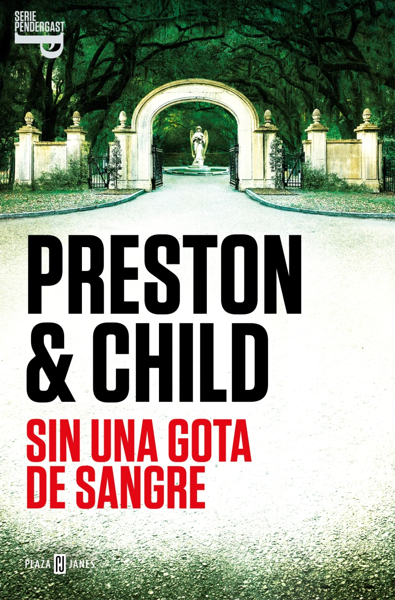 Portada: Sin una gota de sangre (Inspector Pendergast 20)