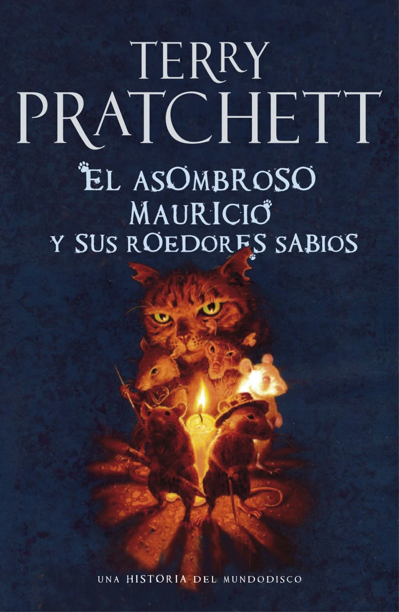 Portada: El asombroso Mauricio y sus roedores sabios (Mundodisco 28)