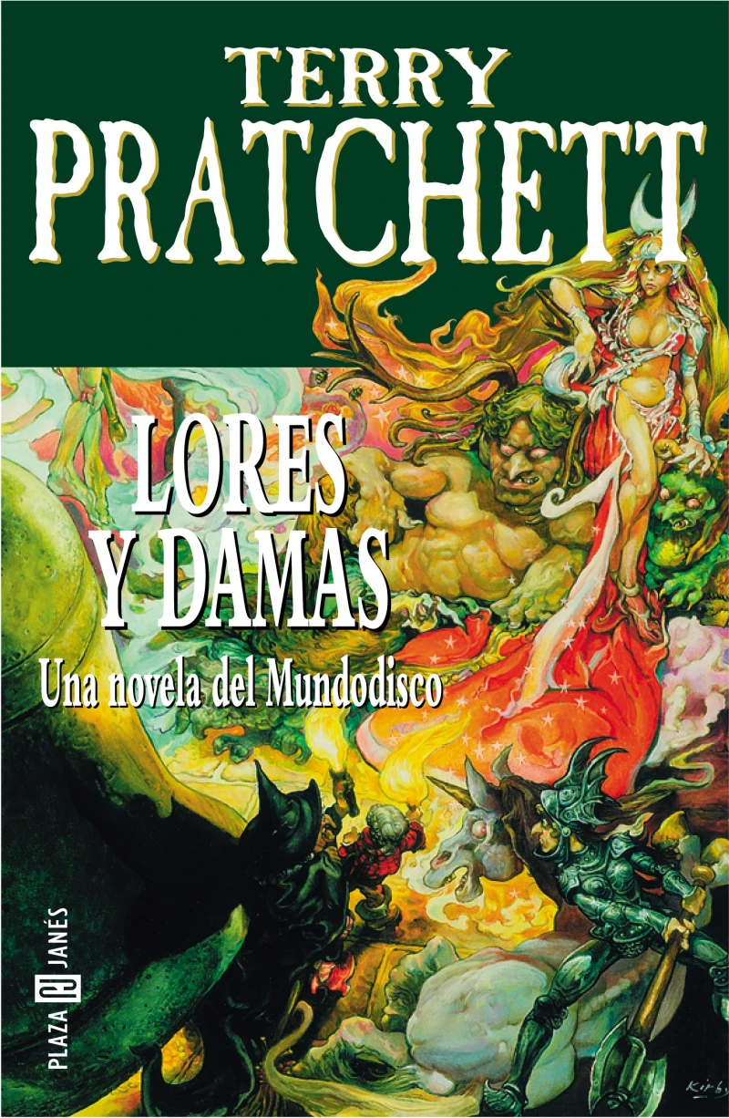 Portada: Lores y damas (Mundodisco 14)