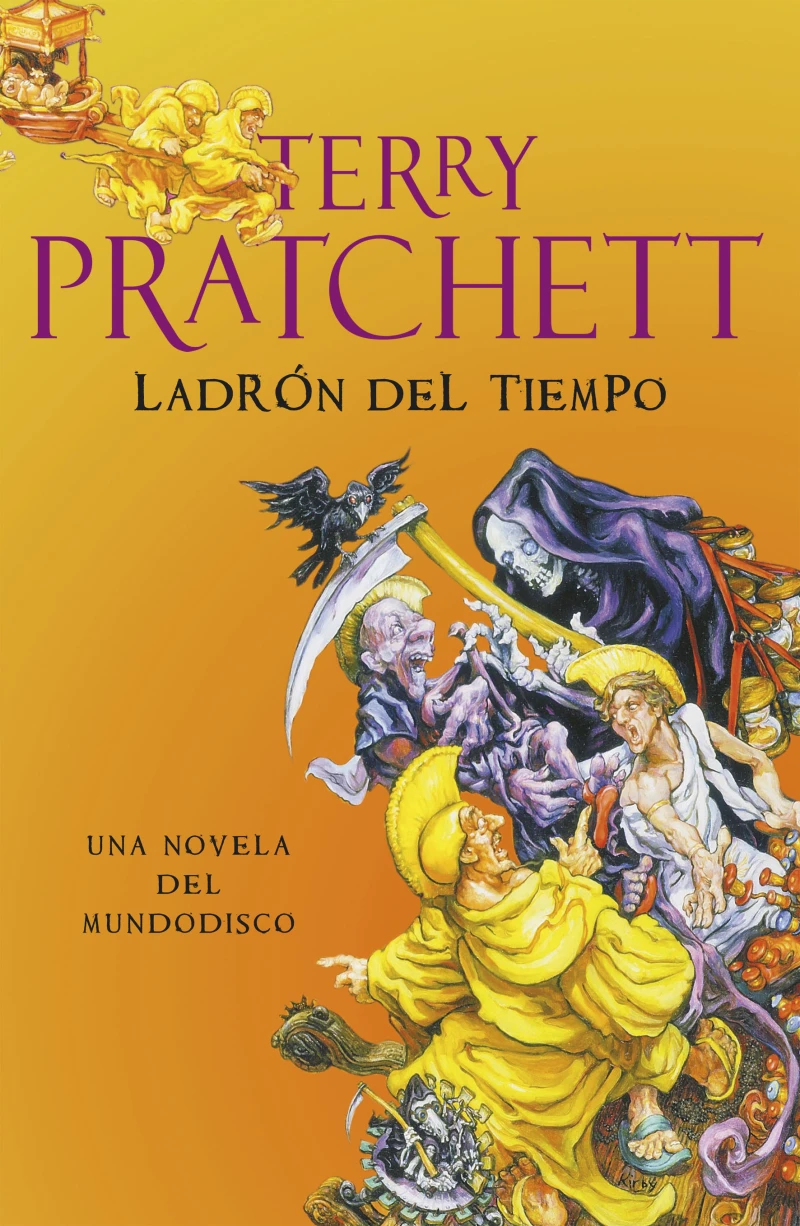 Portada: Ladrón del Tiempo (Mundodisco 26)