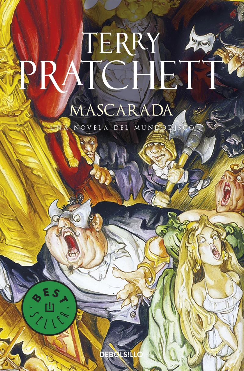Portada: Mascarada (Mundodisco 18)