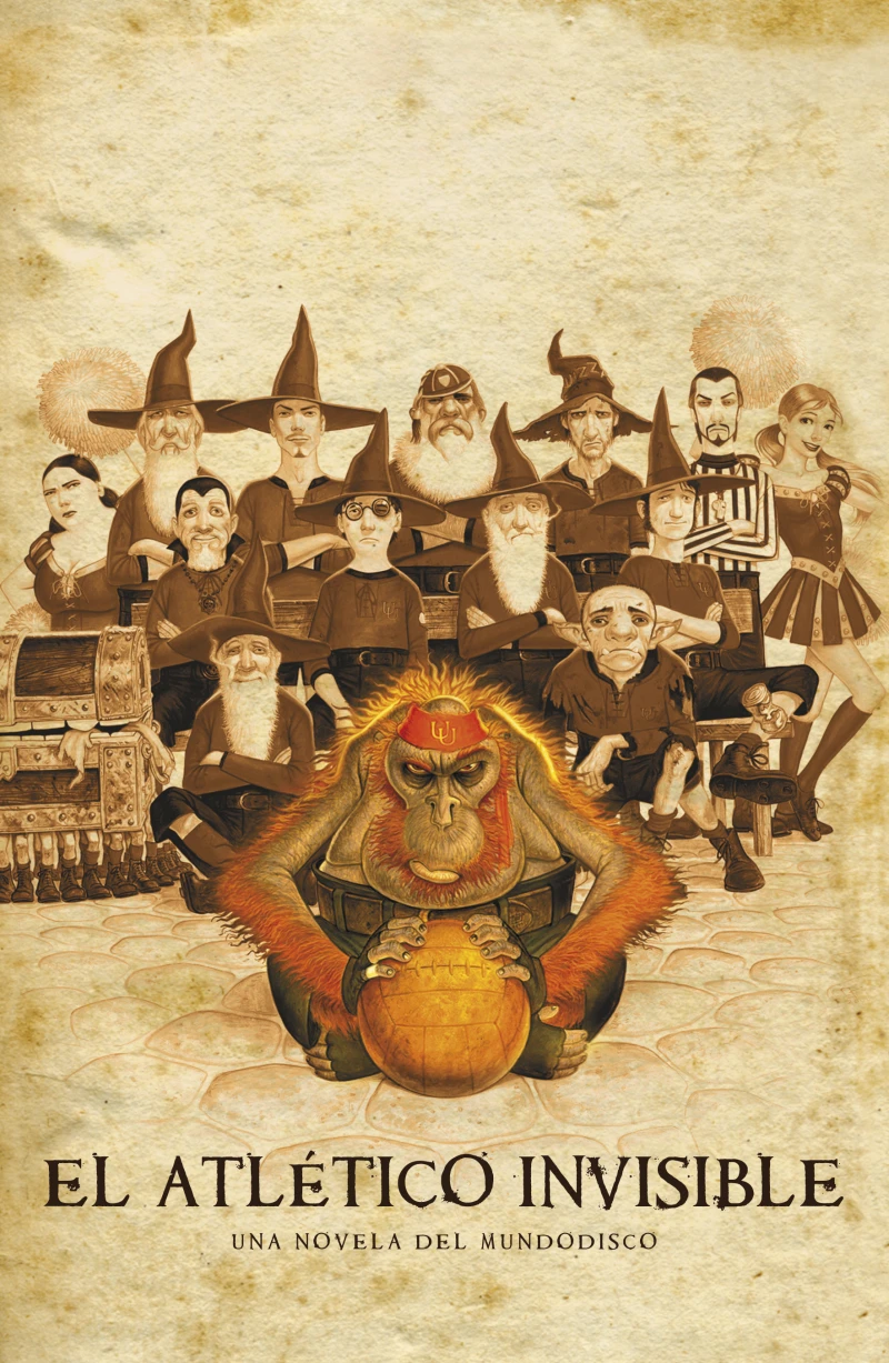 Portada: El Atlético Invisible (Mundodisco 37)