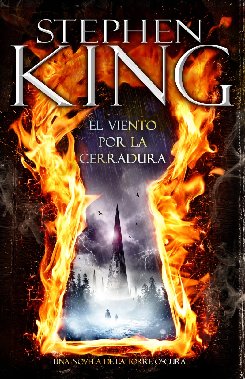 Portada: El viento por la cerradura (La Torre Oscura 8)