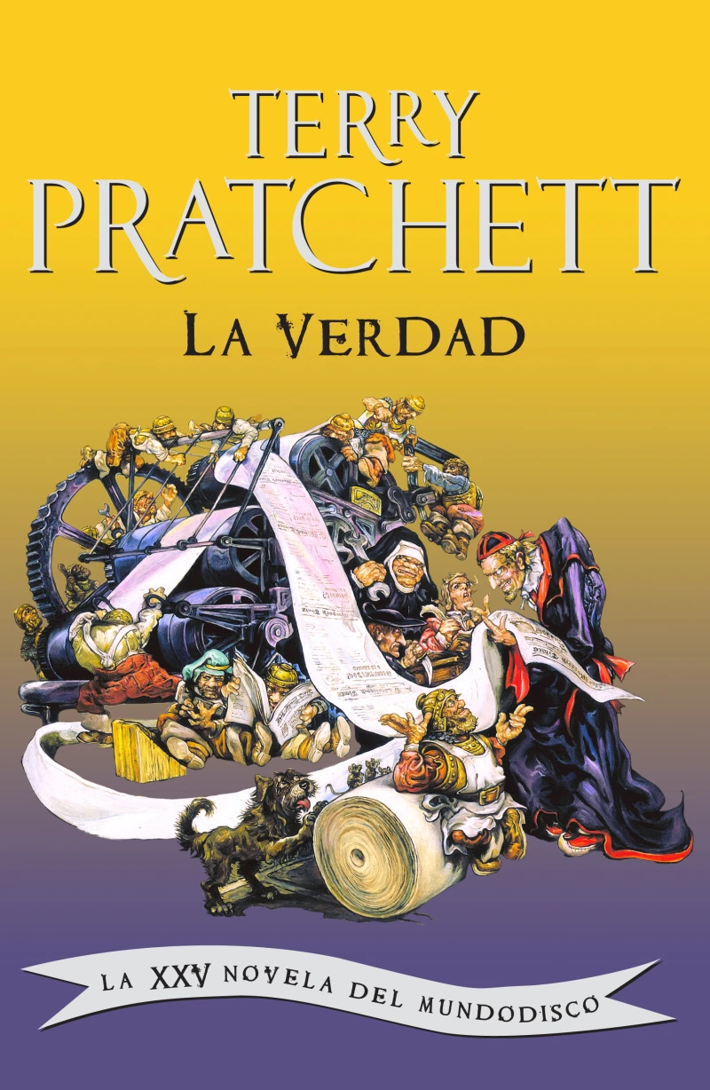 Portada: La Verdad (Mundodisco 25)