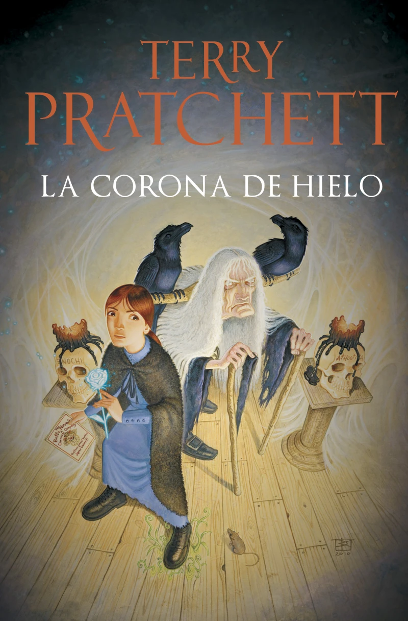 Portada: La Corona de Hielo (Mundodisco 35)