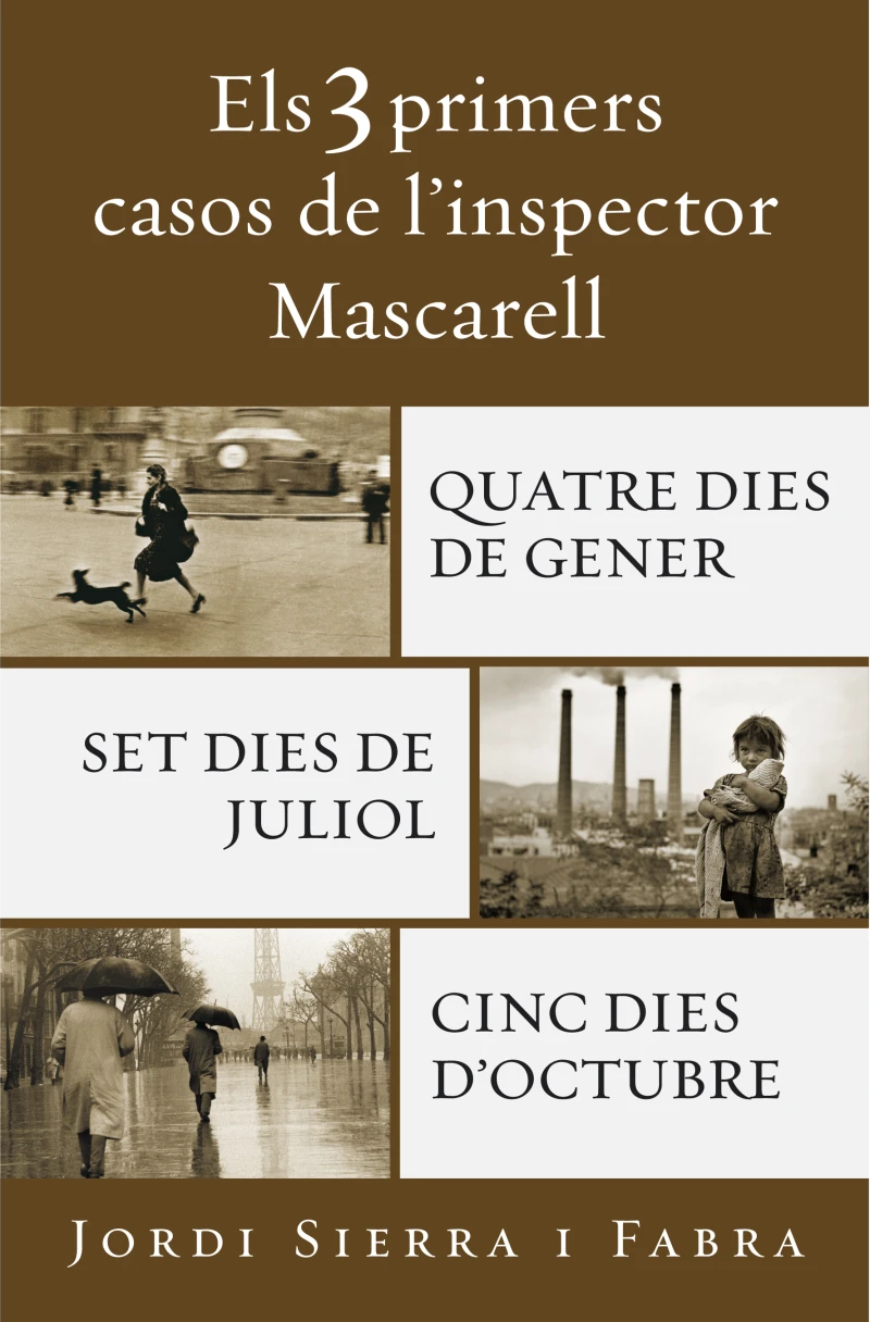 Portada: Els 3 primers casos de l'inspector Mascarell