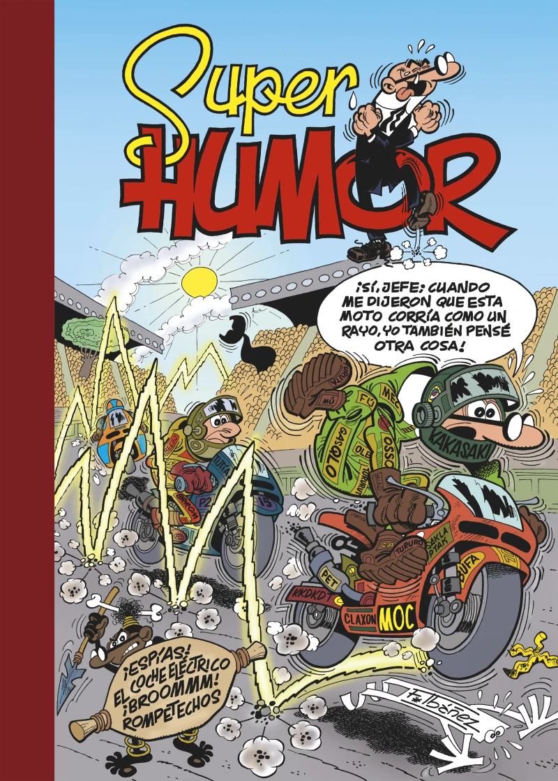 Portada: ¡Espías! | El coche eléctrico | ¡Broommm! (Súper Humor Mortadelo 56)
