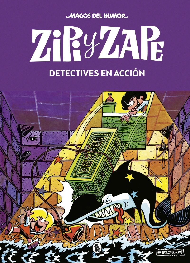 Portada: Zipi y Zape. Detectives en acción (Magos del Humor 16)