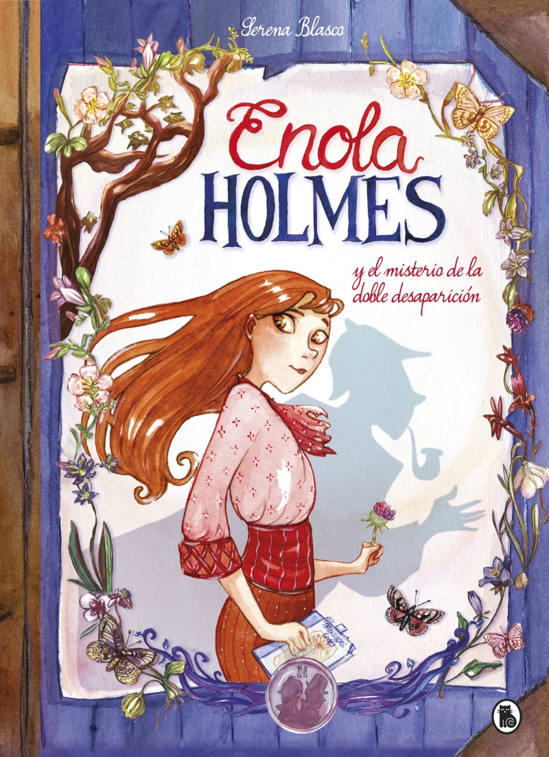 Portada: Enola Holmes y el misterio de la doble desaparición (Enola Holmes. La novela gráfica 1)