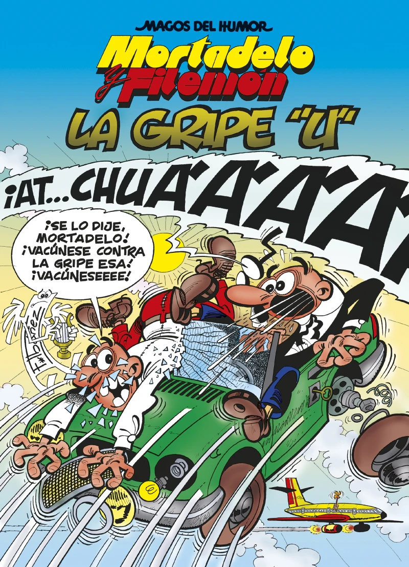 Portada: Mortadelo y Filemón. La gripe "U" (Magos del Humor 134)