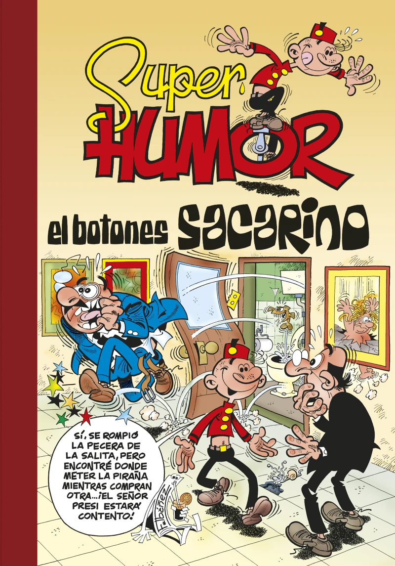 Portada: El Botones Sacarino (Súper Humor Mortadelo 45)