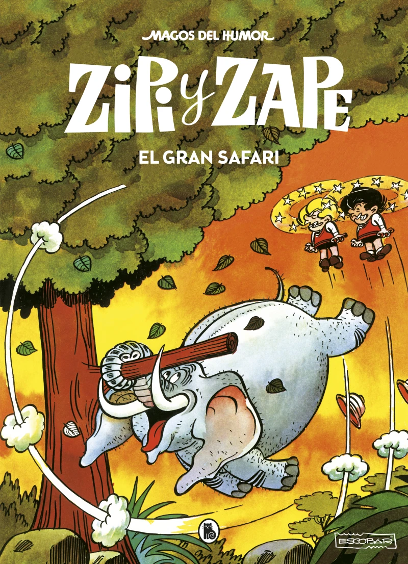 Portada: Zipi y Zape. El gran safari (Magos del Humor 18)