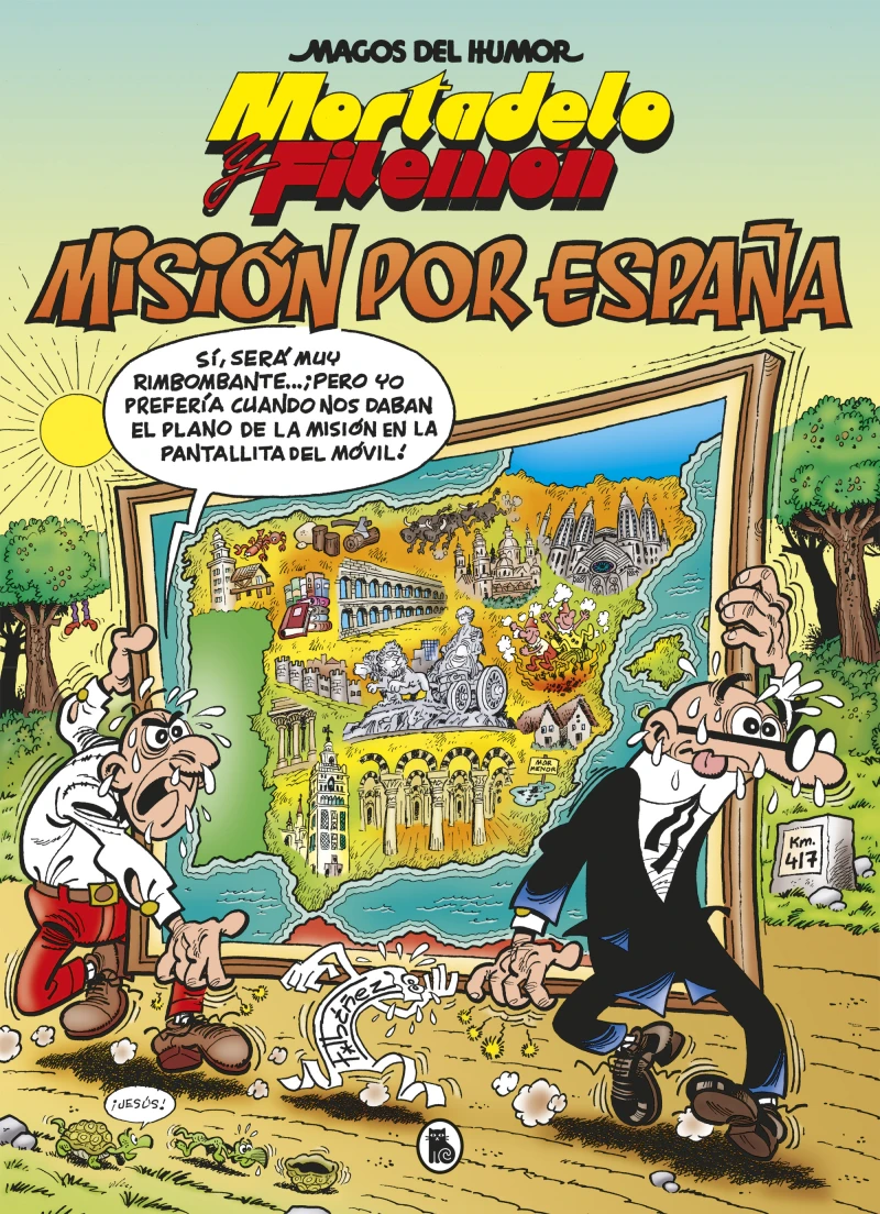 Portada: Mortadelo y Filemón. Misión por España (Magos del Humor 208)