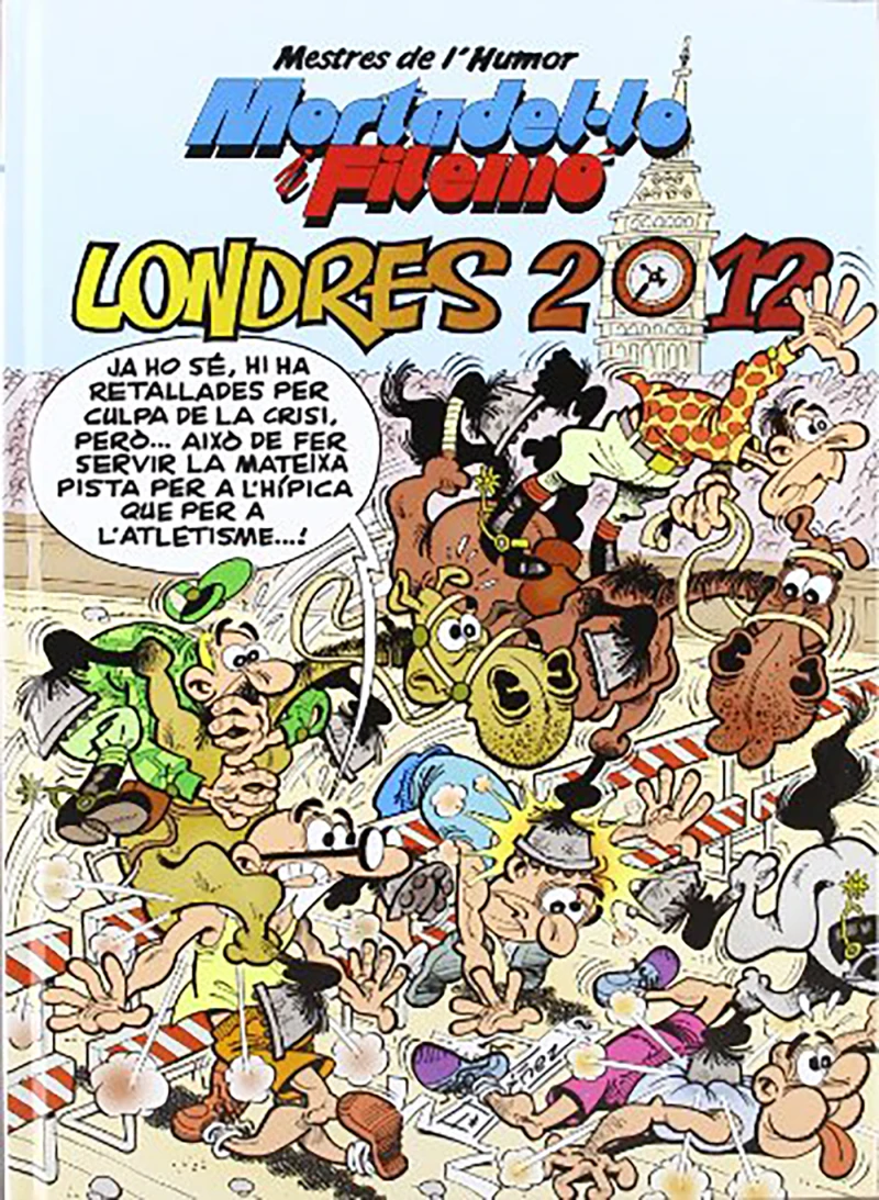 Portada: Mortadel·lo i Filemó. Londres 2012 (Mestres de l'Humor 31)