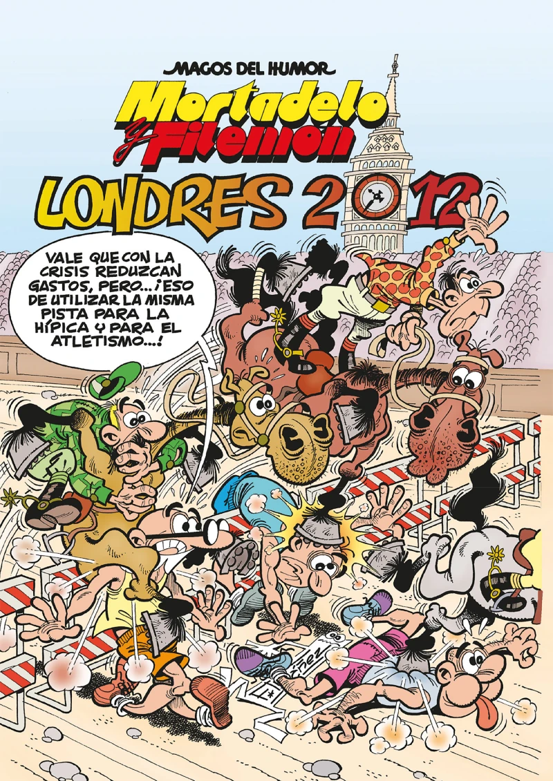 Portada: Mortadelo y Filemón. Londres 2012 (Magos del Humor 151)