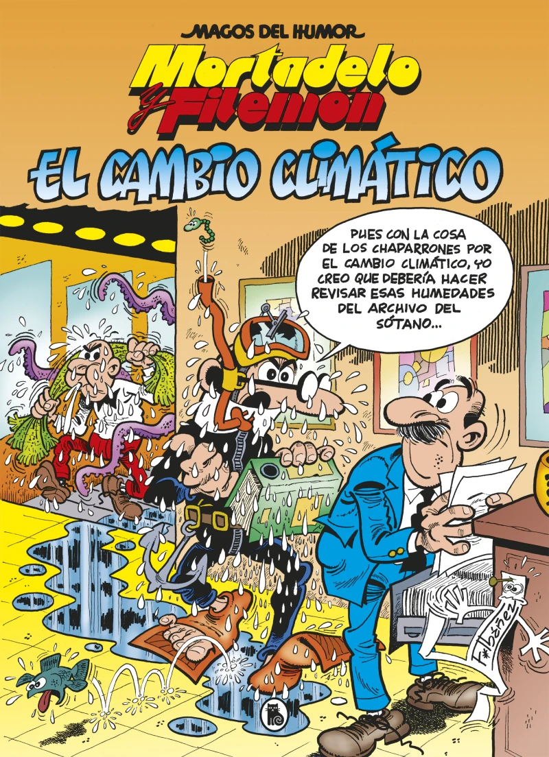 Portada: Mortadelo y Filemón. El cambio climático (Magos del Humor 211)
