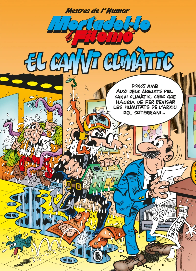 Portada: Mortadel·lo i Filemó. El canvi climàtic (Mestres de l'Humor 58)
