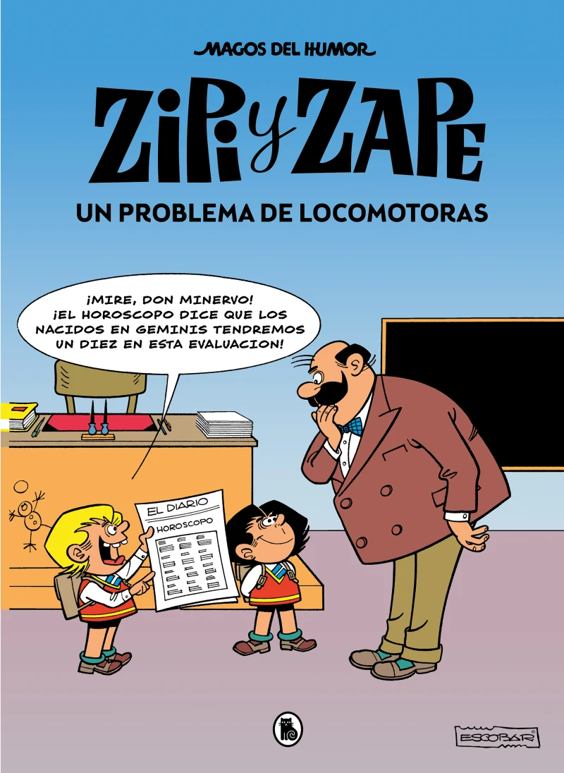 Portada: Zipi y Zape. Un problema de locomotoras (Magos del Humor 216)