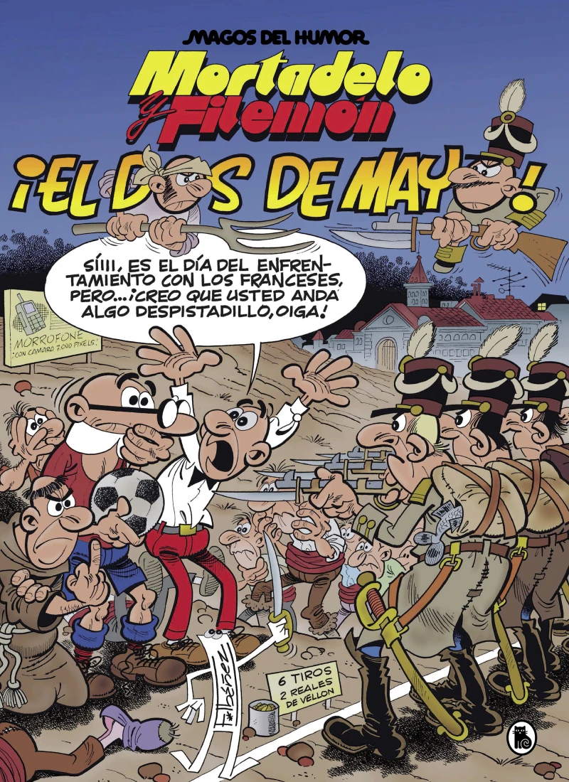 Portada: Mortadelo y Filemón. El dos de mayo (Magos del Humor 122)