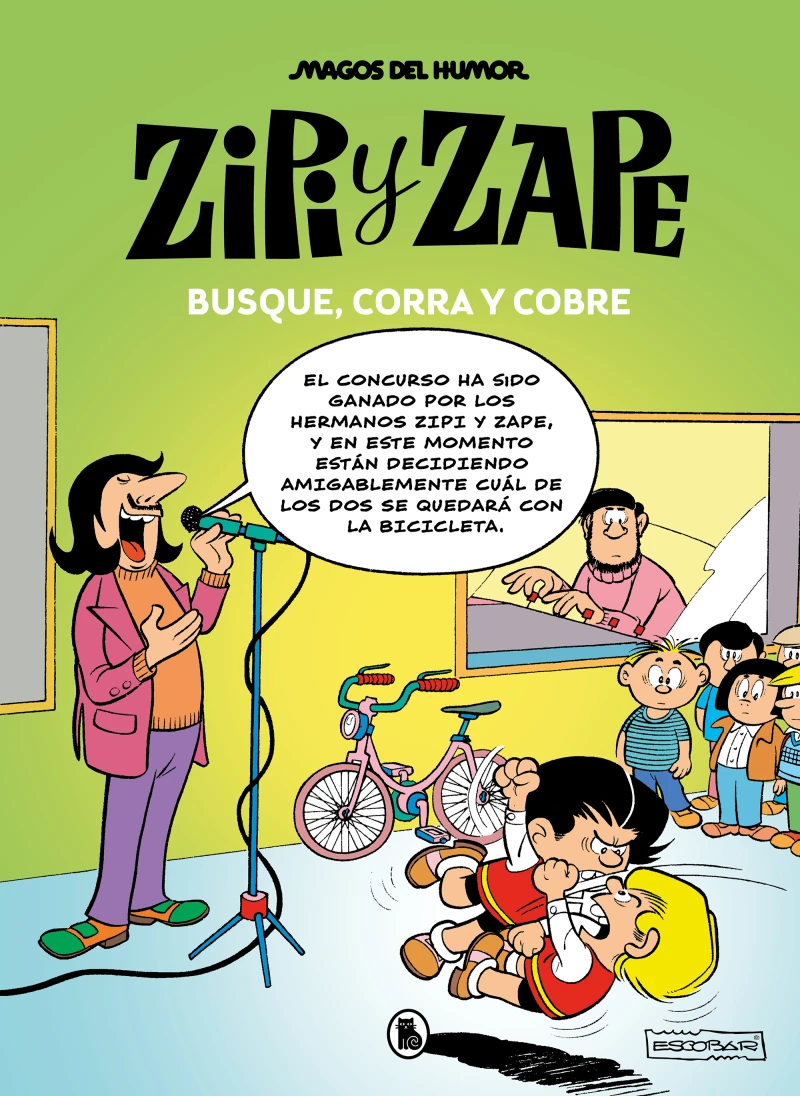 Portada: Zipi y Zape. Busque, corra y cobre (Magos del Humor 218)