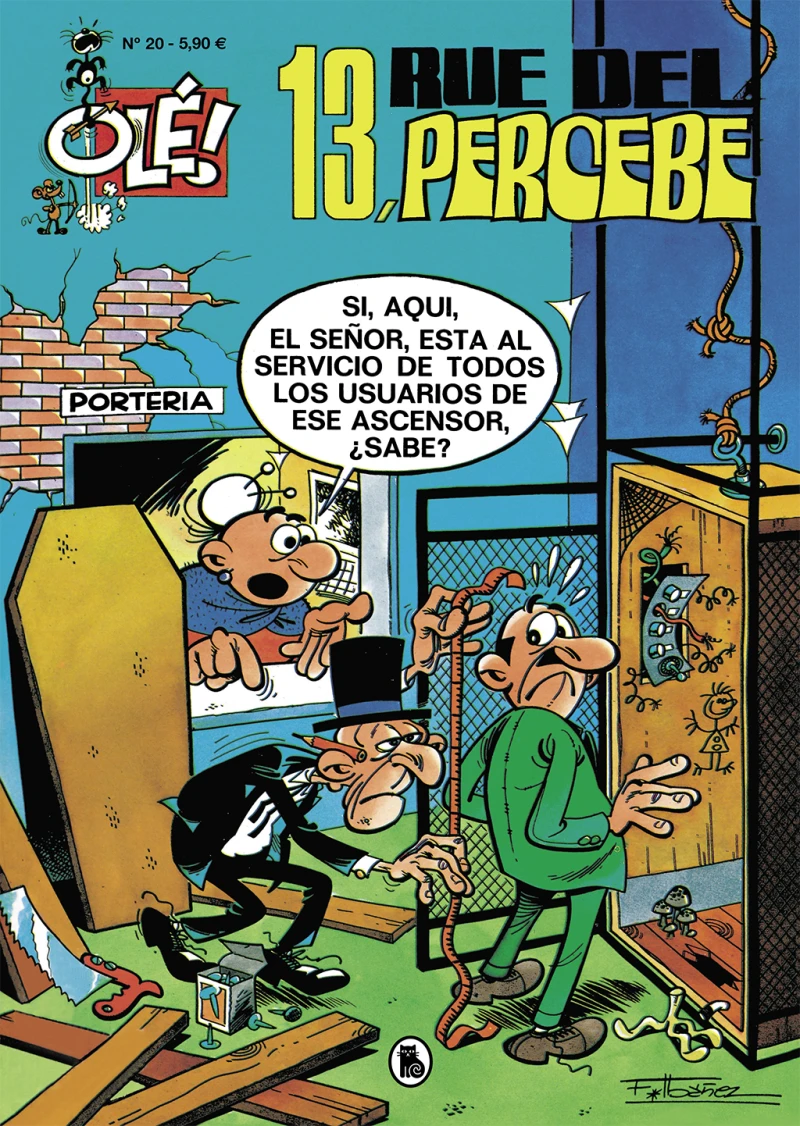 Portada: 13, Rue del Percebe (Olé! Mortadelo 20)