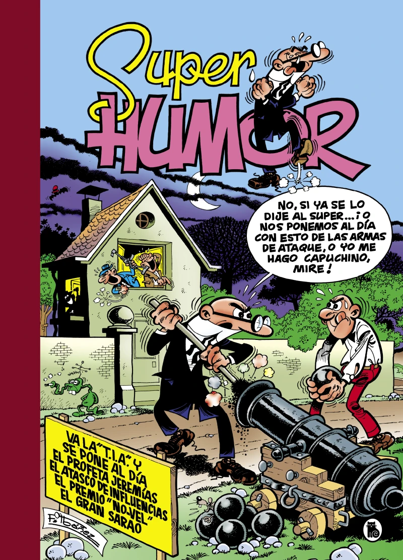 Portada: Va la T.I.A. y se pone al día | El profeta Jeremías | El atasco de influencias | El Premio No-Vel | El Gran Sarao (Súper Humor Mortadelo 3)
