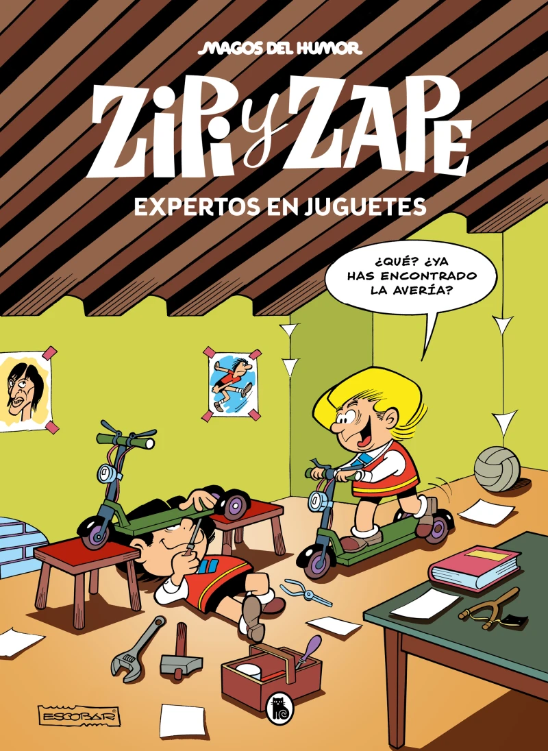 Portada: Zipi y Zape. Expertos en juguetes (Magos del Humor 219)