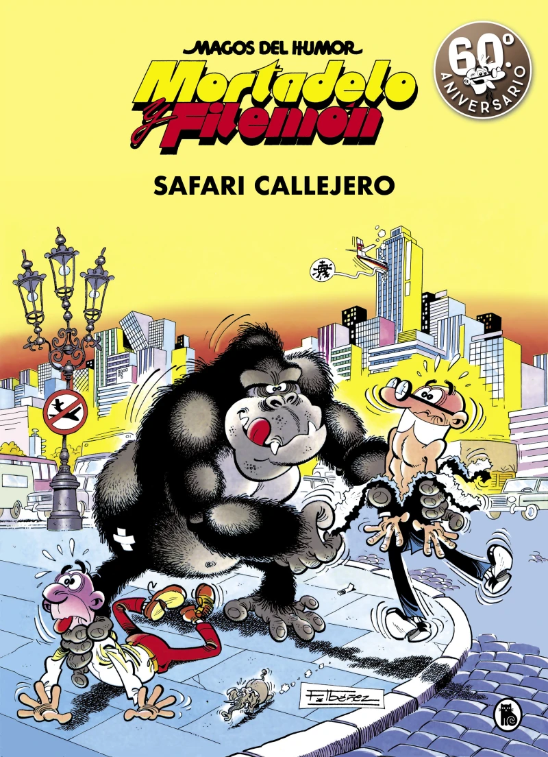 Portada: Mortadelo y Filemón. Safari callejero (Magos del Humor 3)