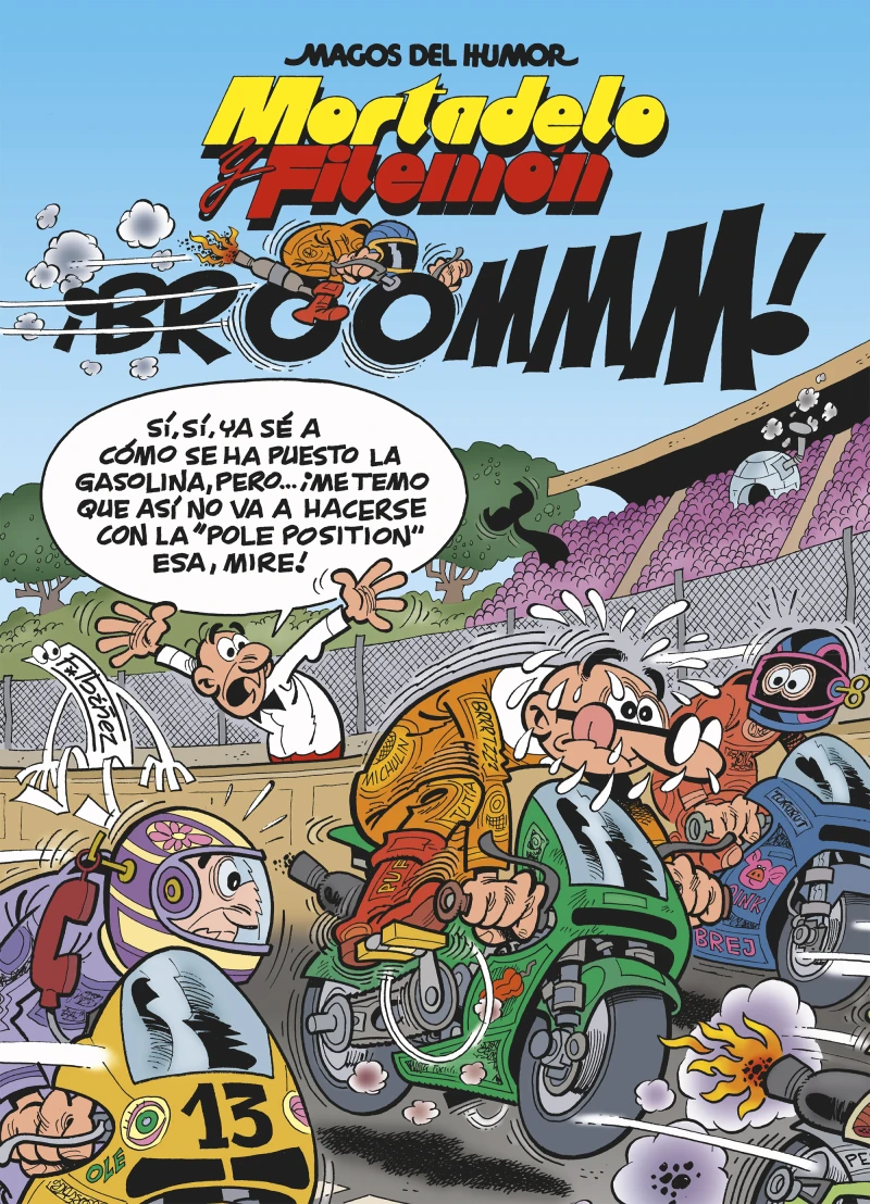 Portada: Mortadelo y Filemón. ¡Broommm! (Magos del Humor 157)