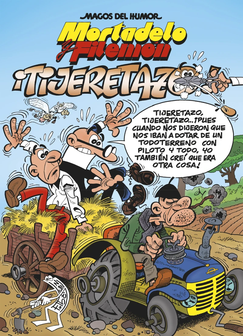 Portada: Mortadelo y Filemón. ¡Tijeretazo! (Magos del Humor 164)