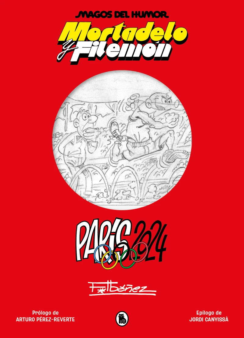 Portada: Mortadelo y Filemón. París 2024 (Magos del Humor 222)