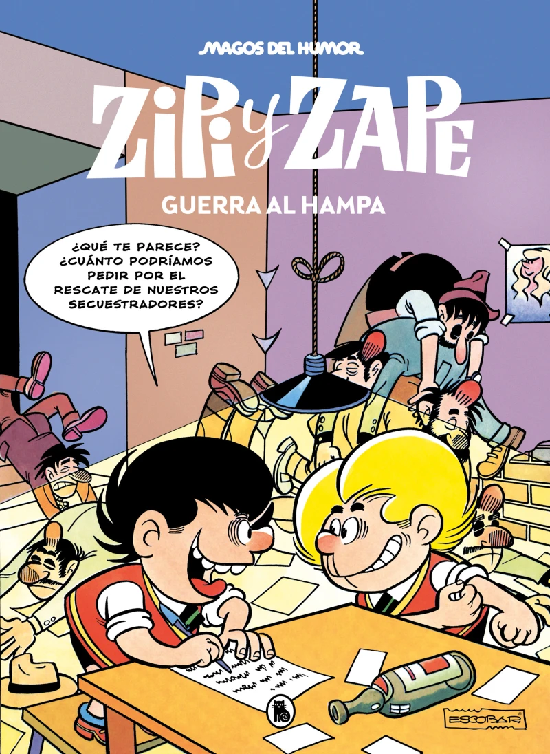 Portada: Zipi y Zape. Guerra al hampa (Magos del Humor 223)