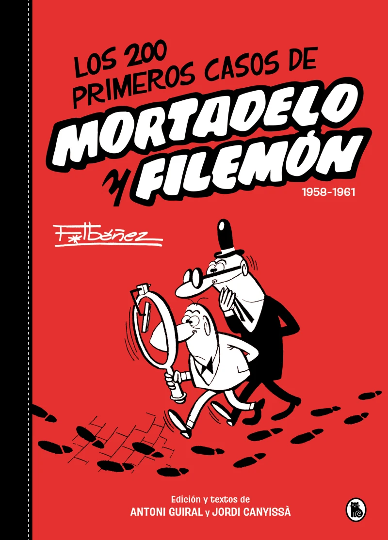 Portada: Los 200 primeros casos de Mortadelo y Filemón