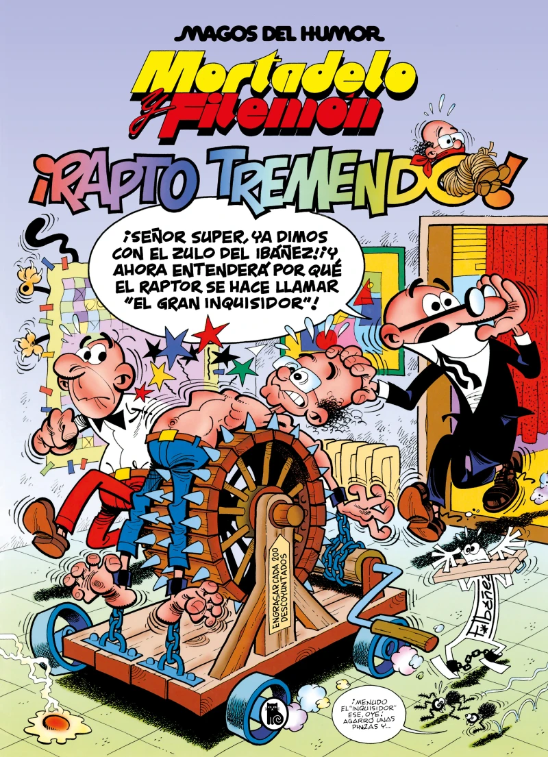 Portada: Mortadelo y Filemón. ¡Rapto Tremendo! (Magos del Humor 99)
