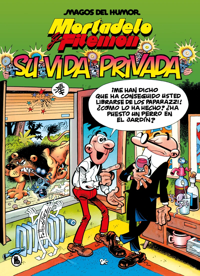 Portada: Mortadelo y Filemón. Su vida privada (Magos del Humor 75)