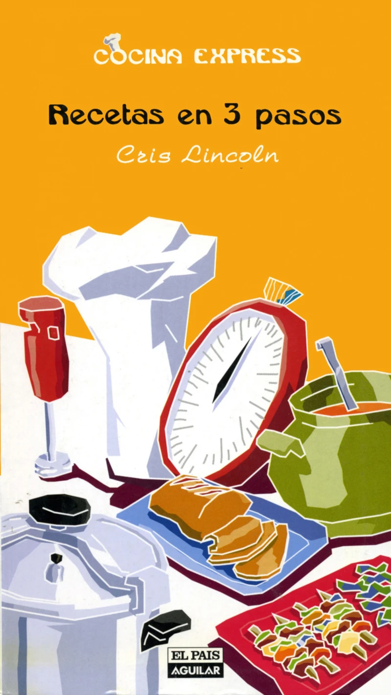 Portada: Recetas en 3 pasos (Cocina Express)