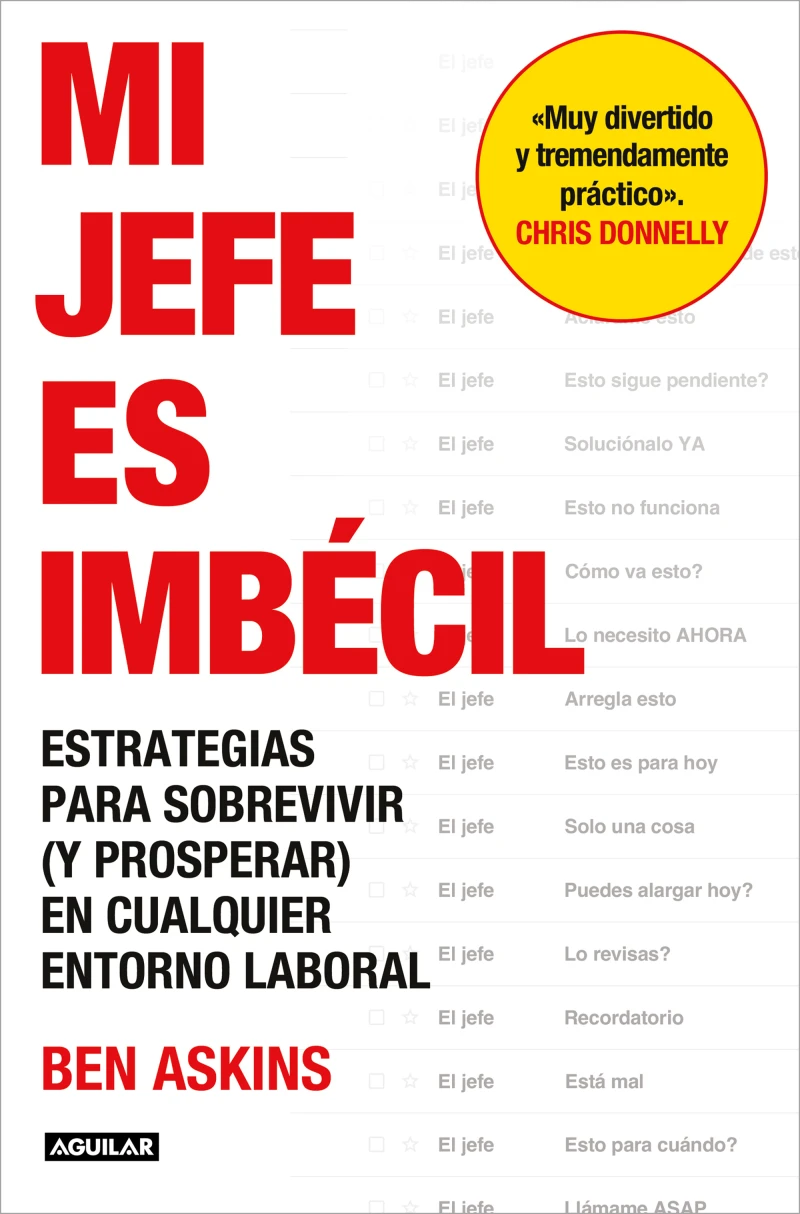 Portada: Mi jefe es imbécil