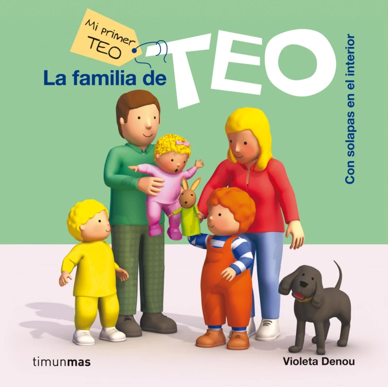 Portada: La familia de Teo (ebook interactivo)