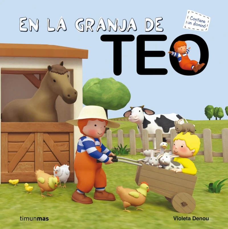 Portada: En la granja de Teo