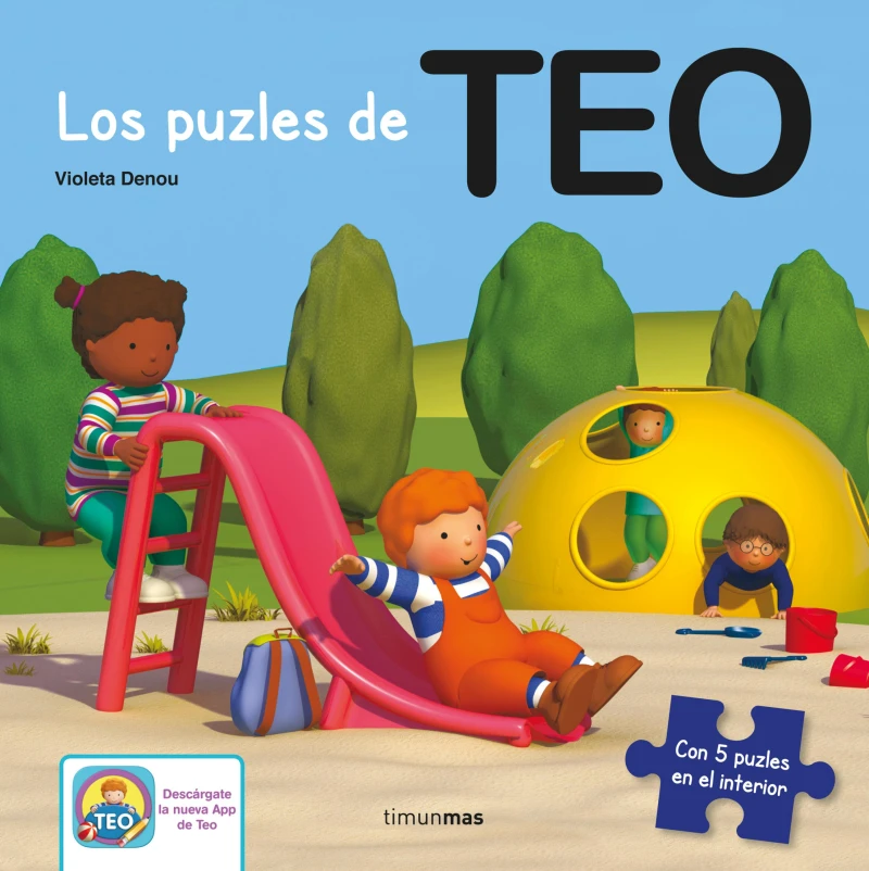 Portada: Los puzles de Teo (ebook interactivo)