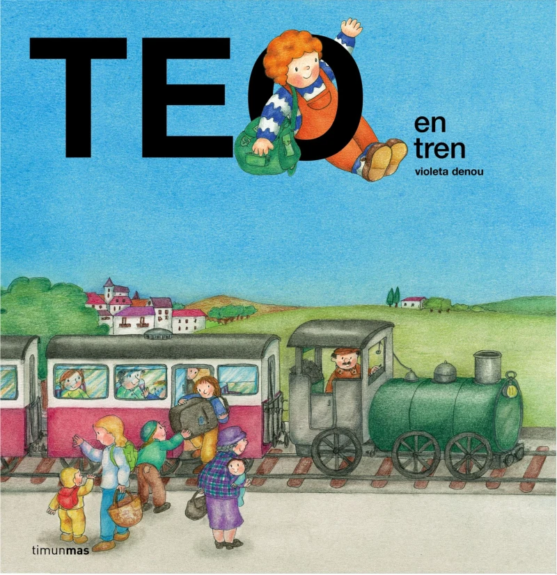 Portada: Teo en tren