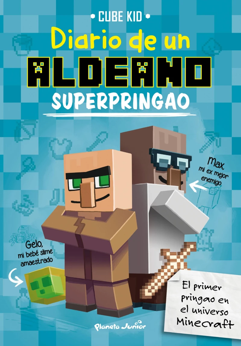 Portada: Minecraft. Diario de un aldeano superpringao