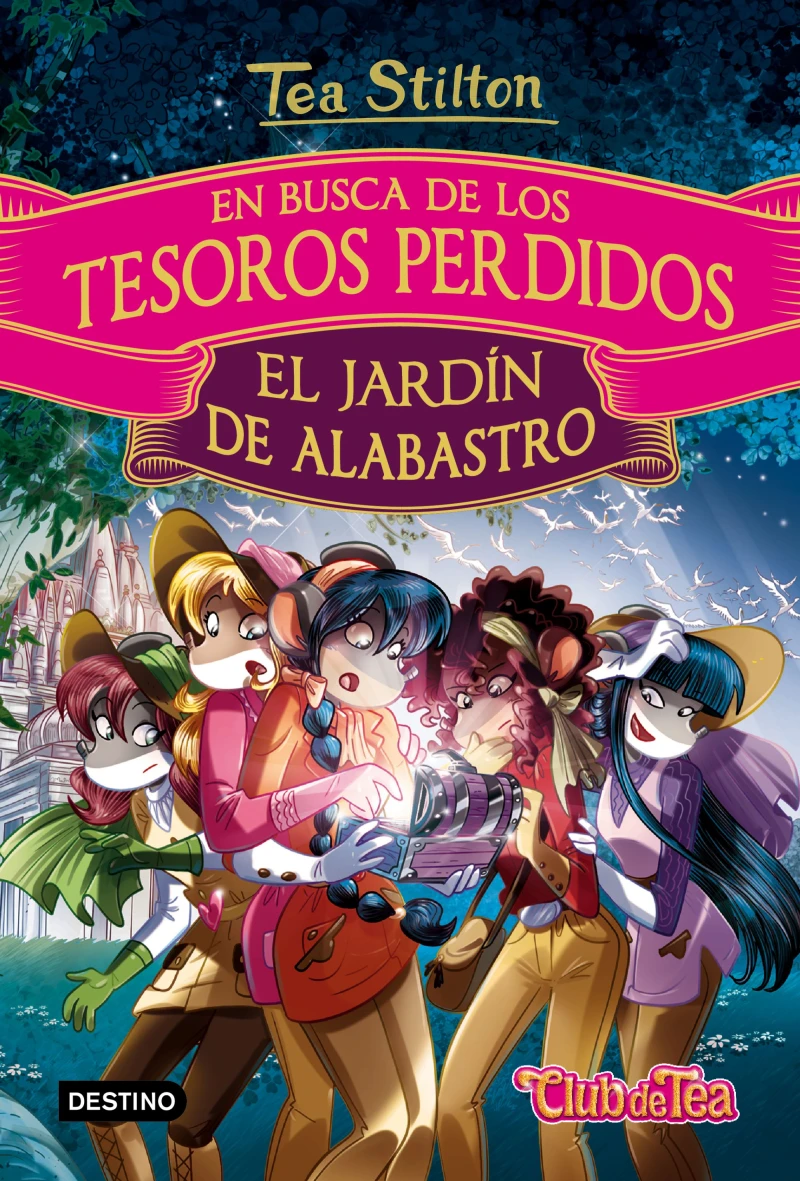 Portada: En busca de los tesoros perdidos: El jardín de alabastro