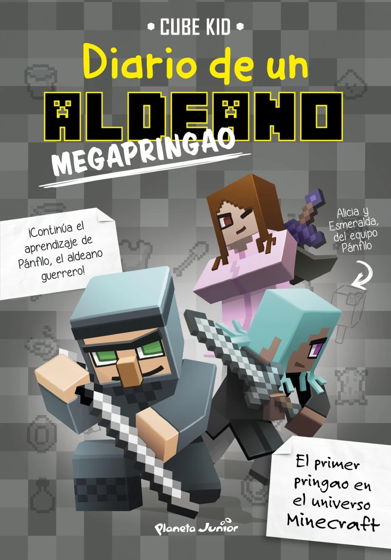 Portada: Minecraft. Diario de un aldeano megapringao