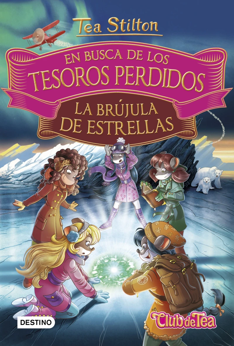 Portada: En busca de los tesoros perdidos: La brújula de estrellas