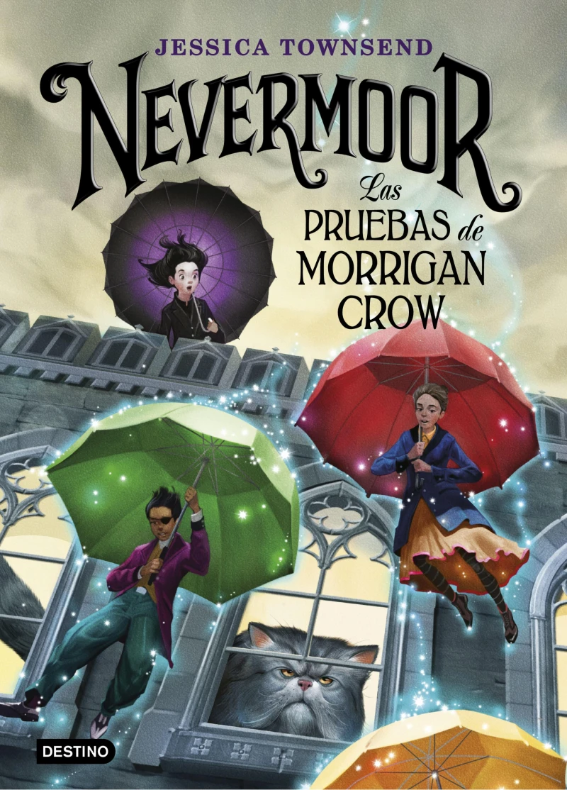 Portada: Nevermoor. Las pruebas de Morrigan Crow