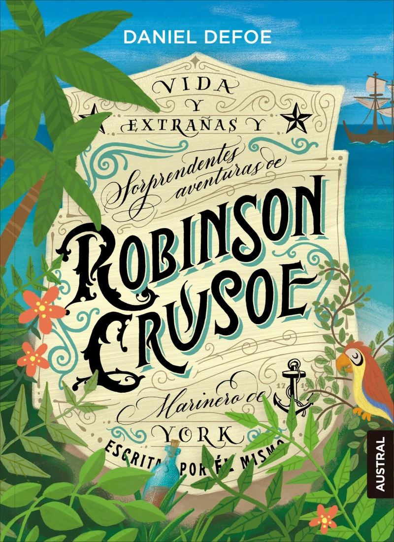 Portada: Robinson Crusoe